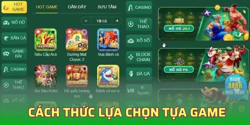 Chọn lựa trò chơi yêu thích tham gia đặt cược